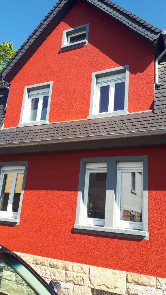 Überdachungen und Anstrich von Außenfassaden durch den Malerbetrieb in Speyer und Mannheim